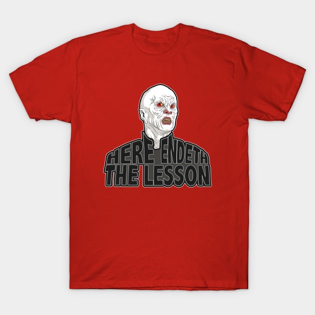 Here Endeth the Lesson - Buffy the Vampire Slayer BTVS T-Shirt by bovaart